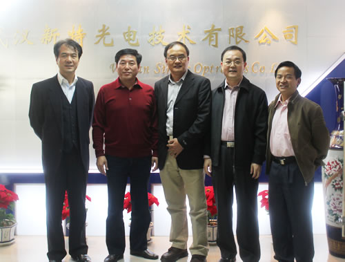武汉市人民政府副秘书长高丹彦、武汉市侨联主席秦锋等一行到我司调研